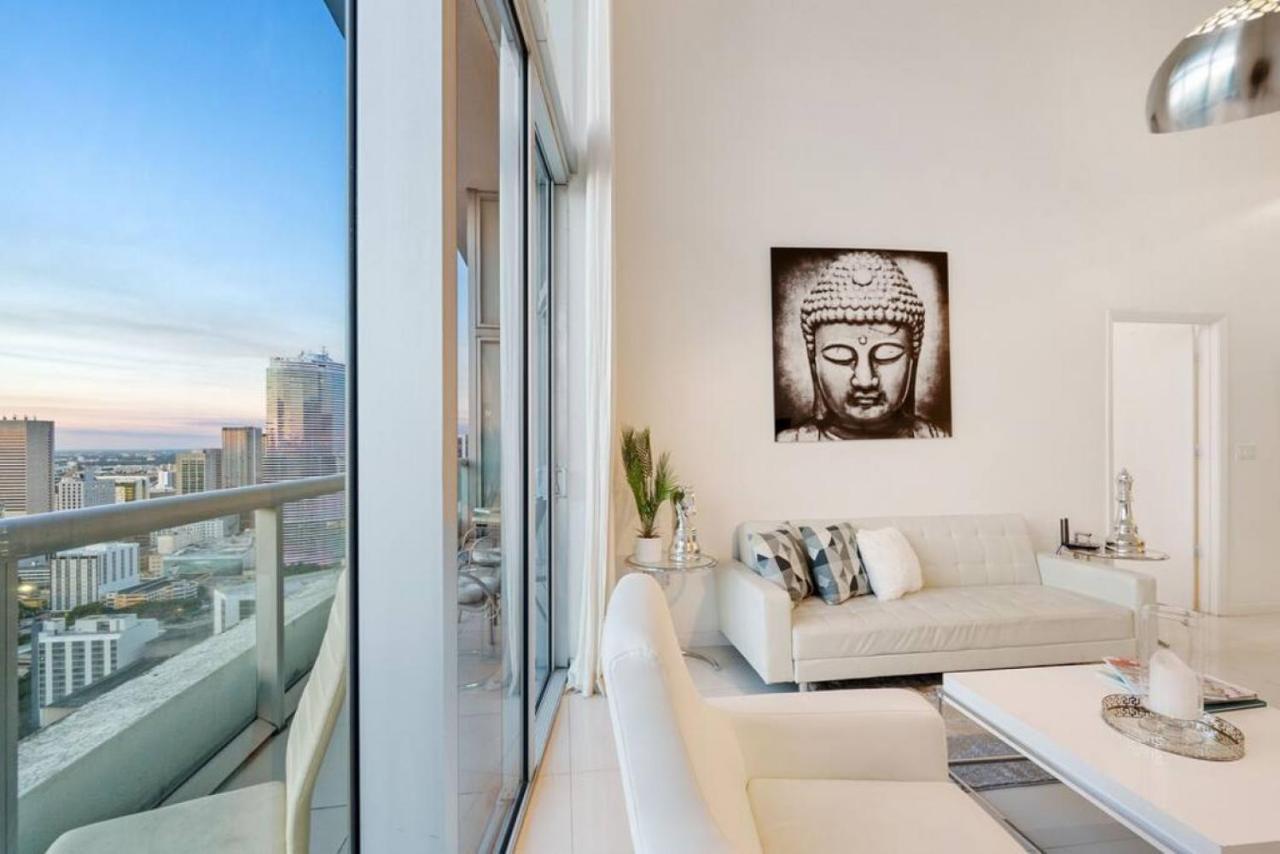 Beautiful One Bedroom Condo 16Ft Ceilings At The W Miami Buitenkant foto